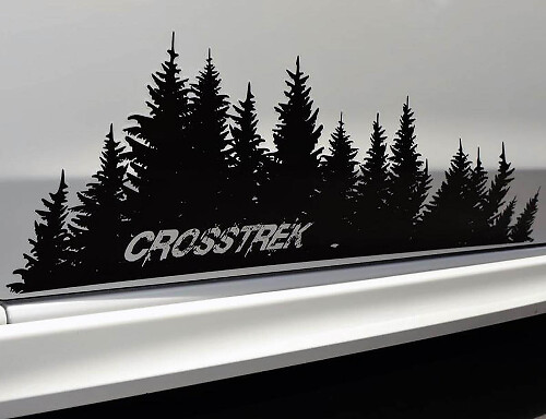 Adesivo Laterale in Vinile Stile Foresta per Subaru Crosstrek