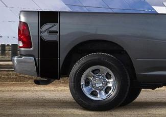 Dodge Ram Truck CUMMINS TURBO 2 STRIPE KIT Adesivo decalcomania in vinile