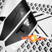 TRD Racing Development Nero opaco e nero lucido Adesivi laterali in vinile Decal adatta per Tacoma 2013-2020 o Tundra 2013-2020
 2