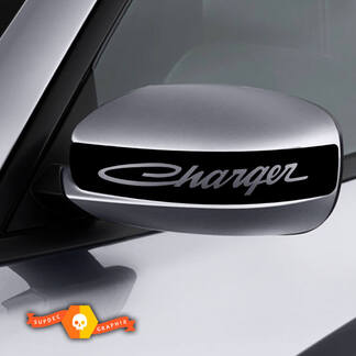 Dodge Charger Mirror Decal Sticker Charger La grafica retrò si adatta ai modelli 2011-2016
