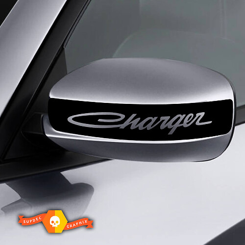 Dodge Charger Mirror Decal Sticker Charger La grafica retrò si adatta ai modelli 2011-2016
