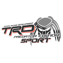 Kit di Adesivi Laterali Sportivi Posteriori TRD Predator Edition per Camion Toyota_2