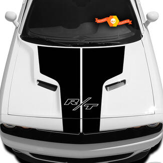 Dodge Challenger R/T Hood T Decal con scritta R/T Sticker Grafica del cofano
