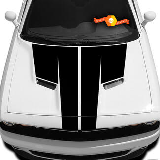 Dodge Challenger Hood T Decal With Inscription Sticker La grafica del cofano si adatta ai modelli 09 - 14
