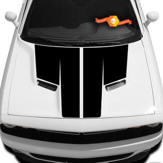 La grafica della decalcomania Dodge Challenger Hood T si adatta ai modelli 09 - 14
