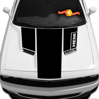 La grafica della decalcomania Dodge Challenger HEMI Hood T si adatta ai modelli 09 - 14
