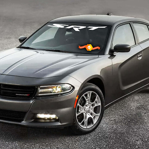 SRT Adesivo in Vinile per Parabrezza per Dodge Charger 2011-2016