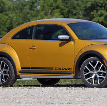 Kit adesivi in vinile con strisce laterali stile dune per Volkswagen Beetle_2