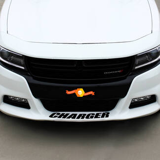 La grafica dell'adesivo per decalcomania dello spoiler anteriore Dodge Charger si adatta a tutti i modelli
