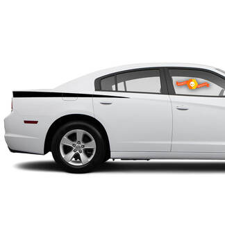 Dodge Charger Stripes Solid Decal Sticker La grafica laterale si adatta ai modelli 2011-2014
