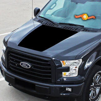 Per Ford F-150 Solid Center Hood Grafiche Strisce Decalcomanie in vinile Adesivi per camion 15-20
