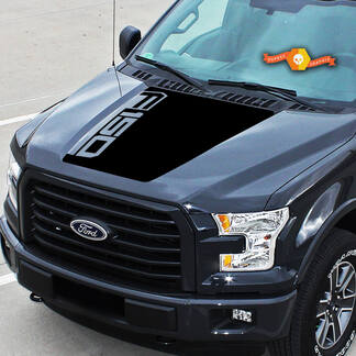 Adatto a Ford F-150 One Side Logo EcoBoost Center Hood Grafica Strisce Decalcomanie in vinile Adesivi per camion 15-20
