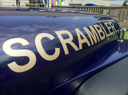Set di adesivi laterali in vinile per cofano Scrambler per Jeep Wrangler