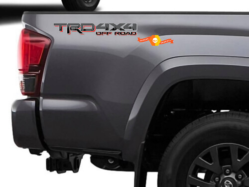Adesivo Vinilico TRD 4x4 Off Road Sequoia Forest Bedside per Toyota Tundra