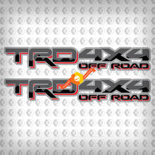 Adesivo in vinile TRD 4x4 Off Road per fiancata Toyota Tacoma_2