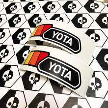 Coppia TRD YOTA Vintage Sunset Retro Old Style Vinyl Stickers Decal adatta per Toyota Tacoma
 2