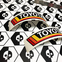 Coppia TRD YOTA Vintage Sunset Retro Old Style Vinyl Stickers Decal adatta per Toyota 4Runner Tacoma FJ Cruiser
 2