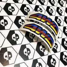 Coppia 4WD TEQ Vintage Sunset Retro Old Style Vinyl Stickers Decal adatta per Toyota 4Runner Tacoma FJ Cruiser
 2