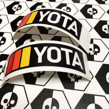 Coppia di Adesivi in Vinile Stile Retrò YOTA per Toyota 4Runner Tacoma FJ Cruiser_2