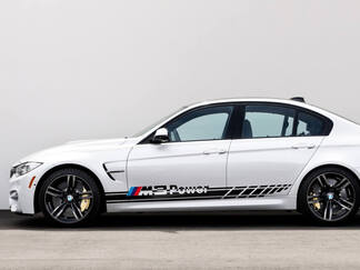 Adesivo decalcomanie in vinile BMW M3 Power 2x strisce laterali BMW
