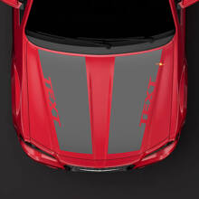 Doppio Adesivo Strisce Personalizzate Cofano in Vinile per Chrysler 300C 2014_3