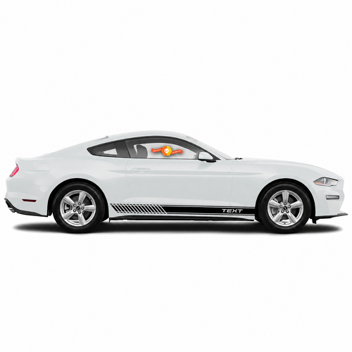 Adesivi in Vinile Grafica Strisce Laterali Personalizzate Set di 2 per Musclecar Modello Musclecar 2005-2020
