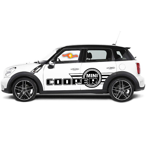 Adesivi per decalcomanie grafiche con strisce laterali per Mini Cooper Countryman dal 2000 al 2019
