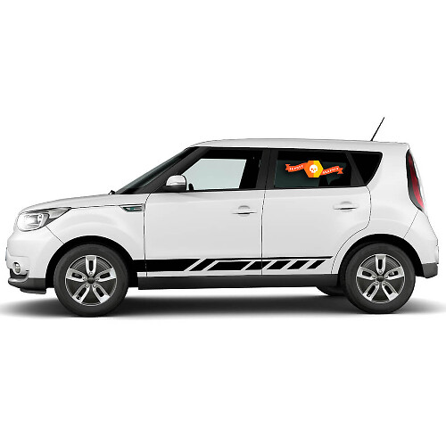 Car Decal Graphic Sticker Rocker Panel Stripes Kit laterale per Kia Soul
