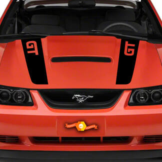 1999 - 2004 Ford Mustang GT Cappuccio a strisce Decalcomania Volpe Corpo Qualsiasi colore
