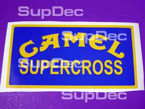 Adesivo decalcomania serbatoio supercross Honda Camel