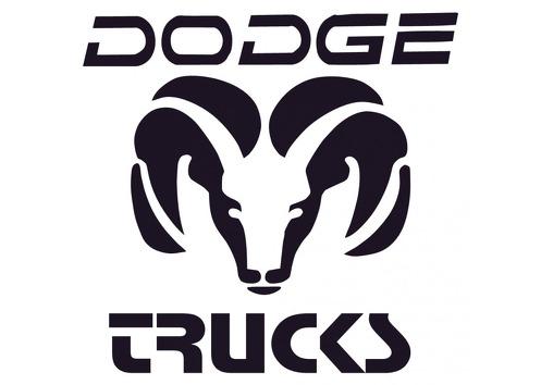 DODGE TRUCKS DECAL 2018 Adesivo in vinile autoadesivo Decal