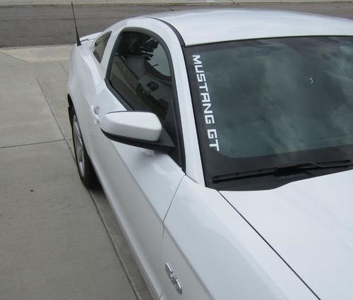 Decalcomania per finestra parabrezza Ford Mustang Gt Grafica adesiva con licenza Ford