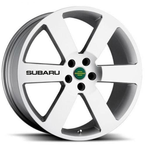 4 ruote nere Subaru Decal adesivo emblema Impreza Outback WRX STI