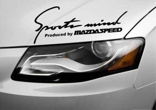 2 Sports Mind Prodotto da MAZDASPEED 3 5 6 RX8 Mazda Decal stick