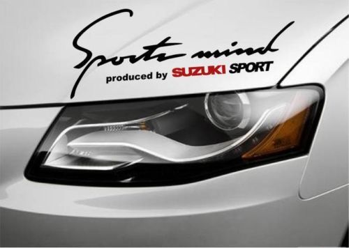 2 Sports Mind Prodotto da SUZUKI Sport SX4 XL7 Vitara Decal