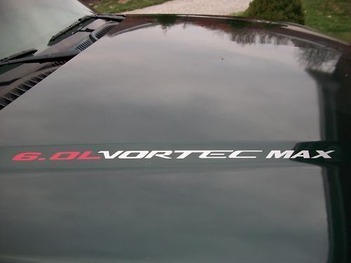 2 Decalcomanie VORTEC MAX 6.0L Chevy Silverado GMC Sierra HD SS