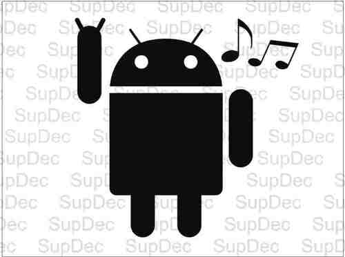 Android che ascolta la musica