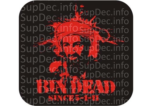 Osama Bin Laden Uccidi Ded Decal Sticker