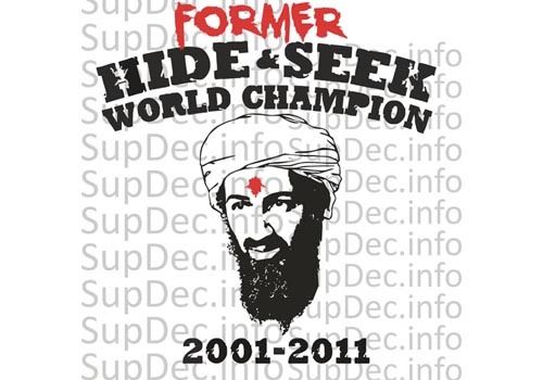 Osama Bin Laden Uccidi Ded Decal Sticker #2