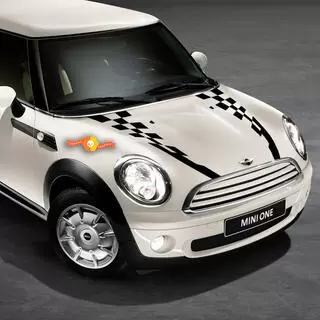 Strisce Fiancate Adesivi MINI COUNTRYMAN Cooper S SD ONE Mod. TITAN  Personalizzate Stickers Decal Accessori Auto