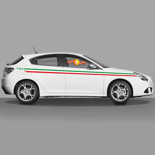 Adesivo Tetto Alfa Romeo Racing | Per Giulietta, 147, Mito | Bianco, Codice BR-BODYWH00020 - Foto 5