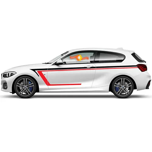 Adesivo Ricambio Per BMW 528i - Cromato E Argento Per Modello Auto