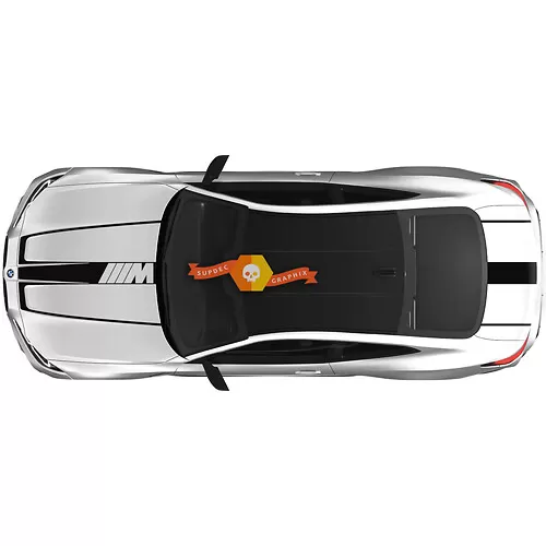 Adesivo 2x Strisce Fasce Laterali per Auto Grafica Linea Bandiera Scacchi Sticker Decal