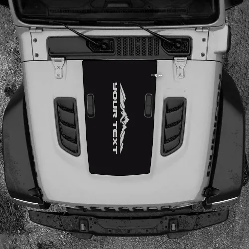 JSCARLIFE Decalcomanie per auto, autoadesive, in vinile, grafiche, per cofano, universali, antigraffio, nascoste, per decorazione auto (testa di drago
