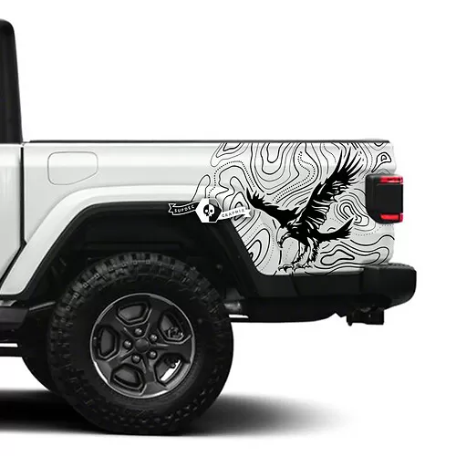 Adesivo Corpo Macchina Decorazione Stella Nera, Decorazione Adesivi Per Auto Cofano 19,7 Pollici, Decalcomanie Carrozzeria Per F150 Rubicon JK CJ TJ YJ