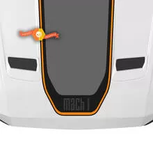 Adesivo In Vinile Per Auto 3S MOTORLINE | Motivo Odin Raven | Colore Bianco Opaco | Fustellato Senza Sfondo, Resistente Ai Raggi UV