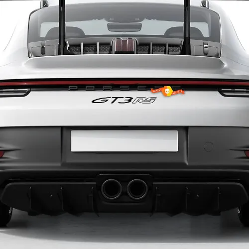 Adesivo Alettone Posteriore Weissach GT3 RS per Porsche GT3