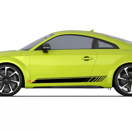 Accessori X Audi A4 2 Adesivi Logo AUDI In Vinile - Decalcomanie Per Gonna Auto, Personalizzabili Nel Colore Personalizzazione Auto UK - Foto 6