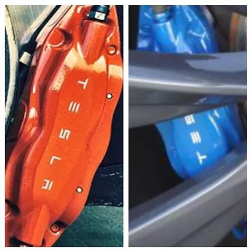 Tesla Adesivi Con Emblema Del Cerchione Logo Rosso | Emblemi Per Cerchioni | Adesivi